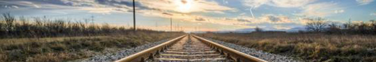 Image of train tracks heading into a new horizon. Couples counseling in Chester County, PA 19301